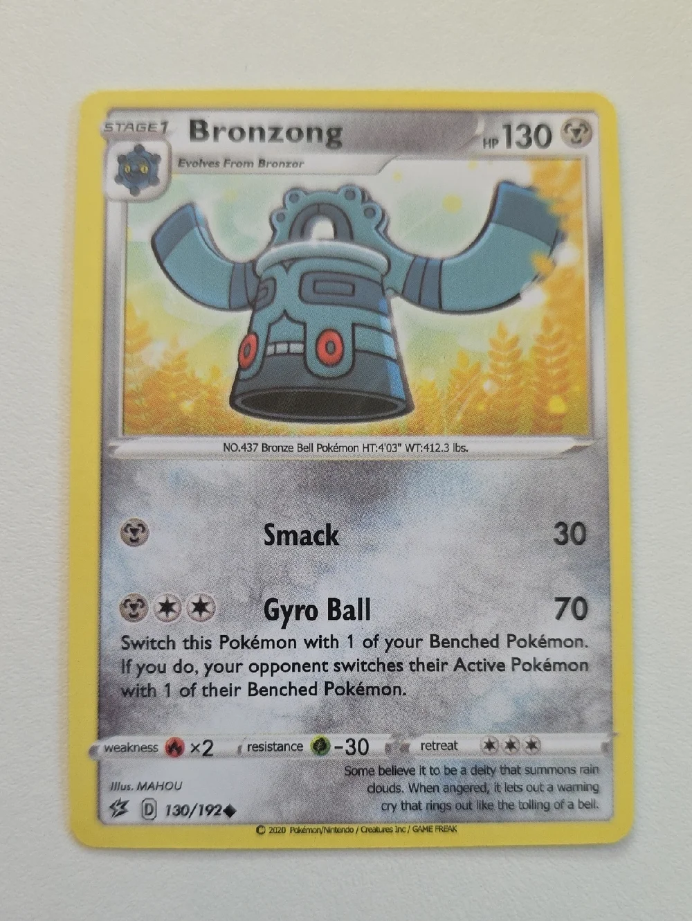 Pokemon Bronzor And Bronzong Trading Cards Set